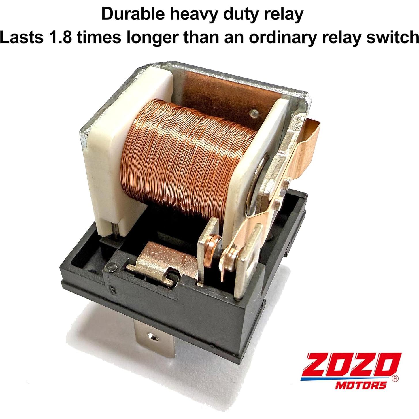 Kit de Relé de Ventilador Eléctrico MAXCOOLING 40A con Termostato