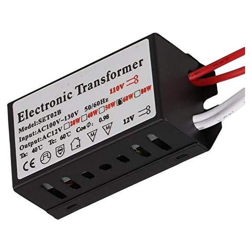 Transformador Halógeno Ironsmith 60W 12V - Compatible Xenón y Kriptón