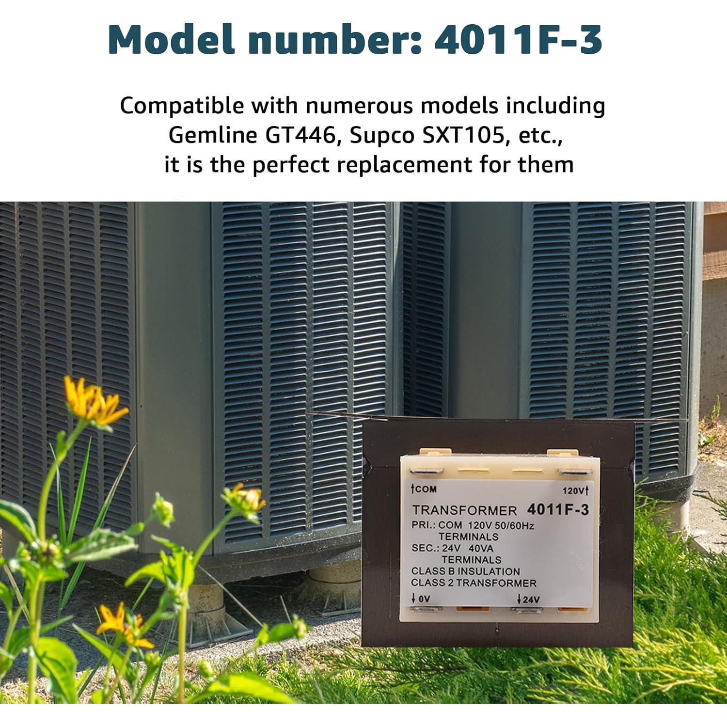 Transformador Lusperi 4011F-3 120V a 24V 40VA para HVAC