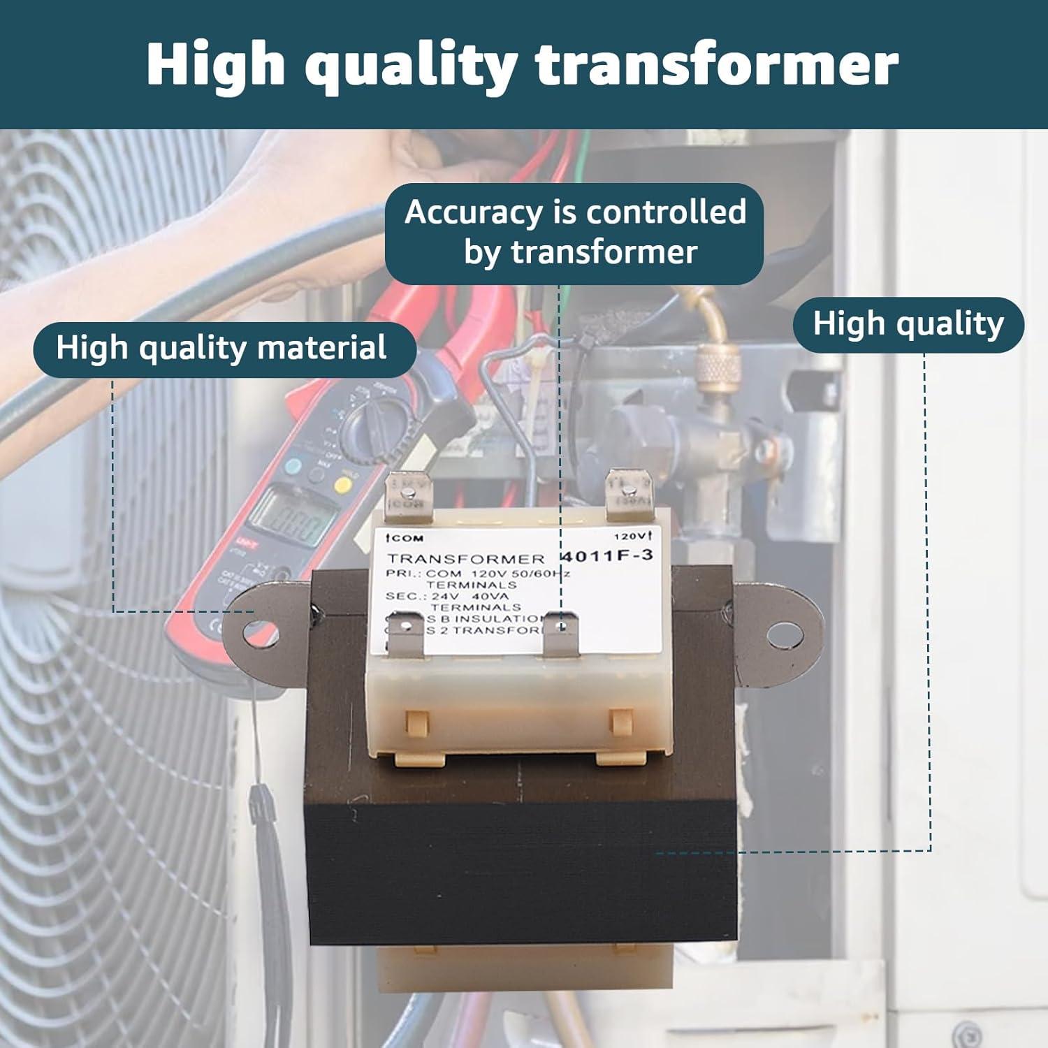 Transformador Lusperi 4011F-3 120V a 24V 40VA para HVAC