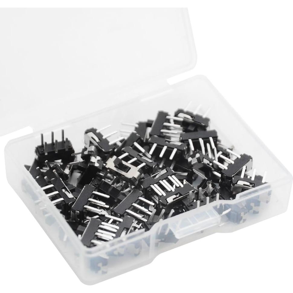 Interruptor Micro Deslizante Vertical DPDT 50 Pcs WMYCONGCONG