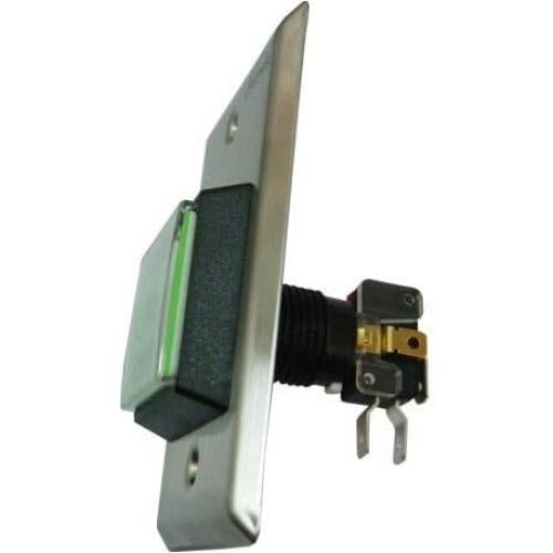 Botón de salida Visionis VIS-7000 verde acero inoxidable LED