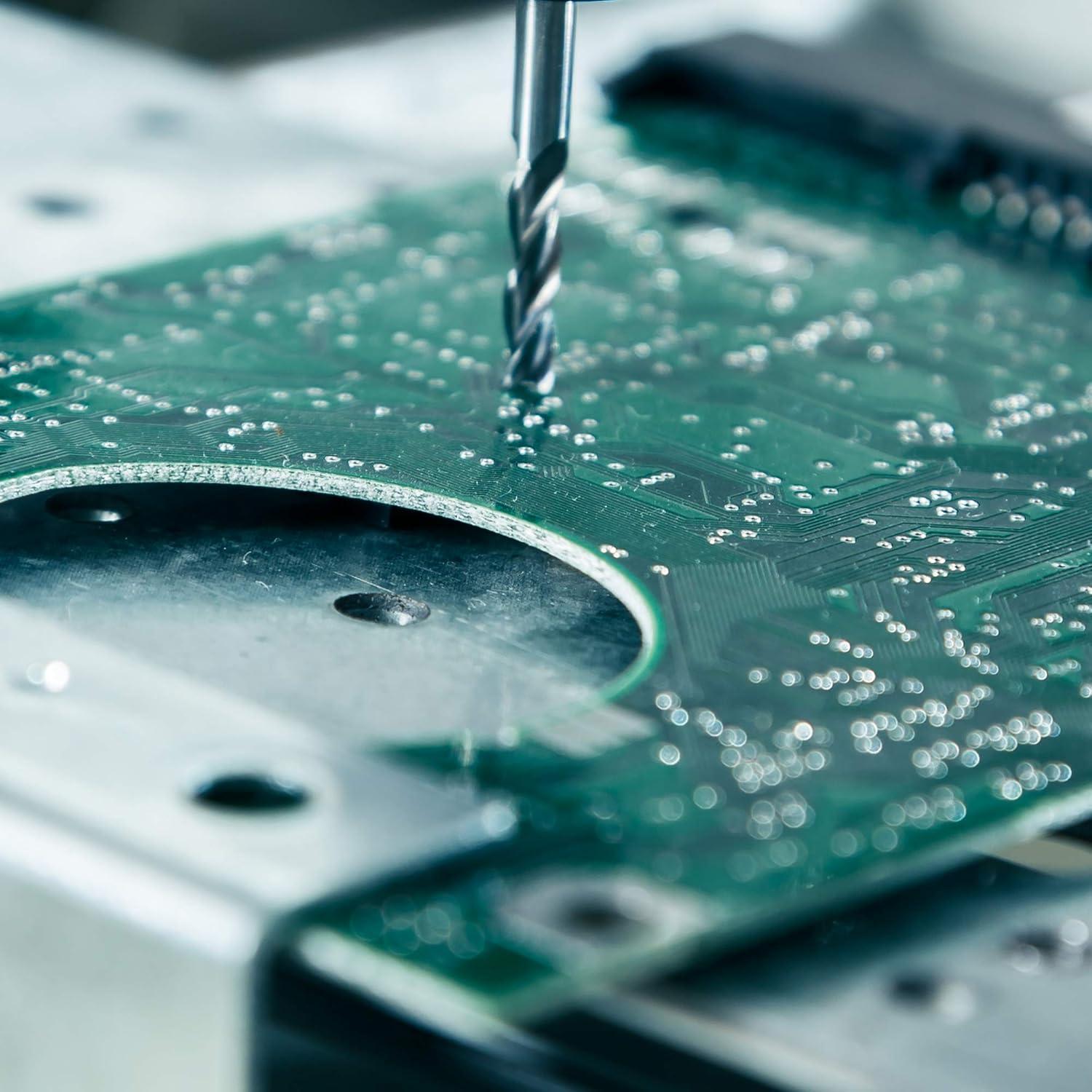 Brocas de PCB uxcell 0.15mm-1.0mm Carburo Tungsteno 20 Pcs