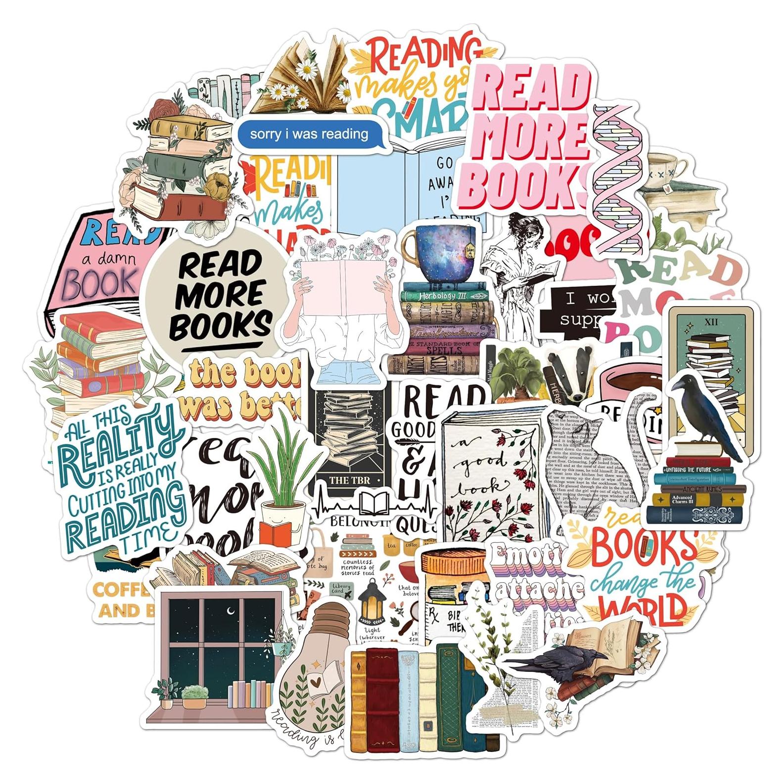 50 Stickers Gowjaw para Kindle y Laptop, Impermeables