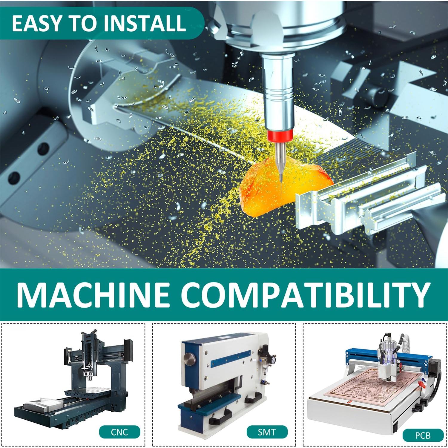 Juego de 40 Brocas Micro PCB FAURAPMNG 0.1mm-1mm Carburo