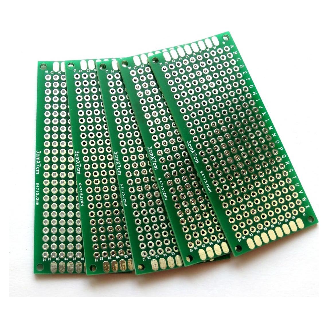 Placa de Circuito Impreso Doble Cara Penta Angel 10pcs 3x7cm