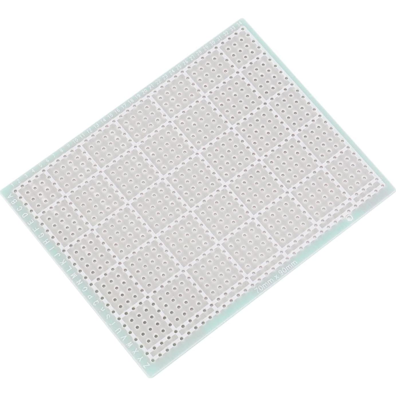 Tablero PCB de Fibra de Vidrio Gennel 70x90mm 884 Agujeros