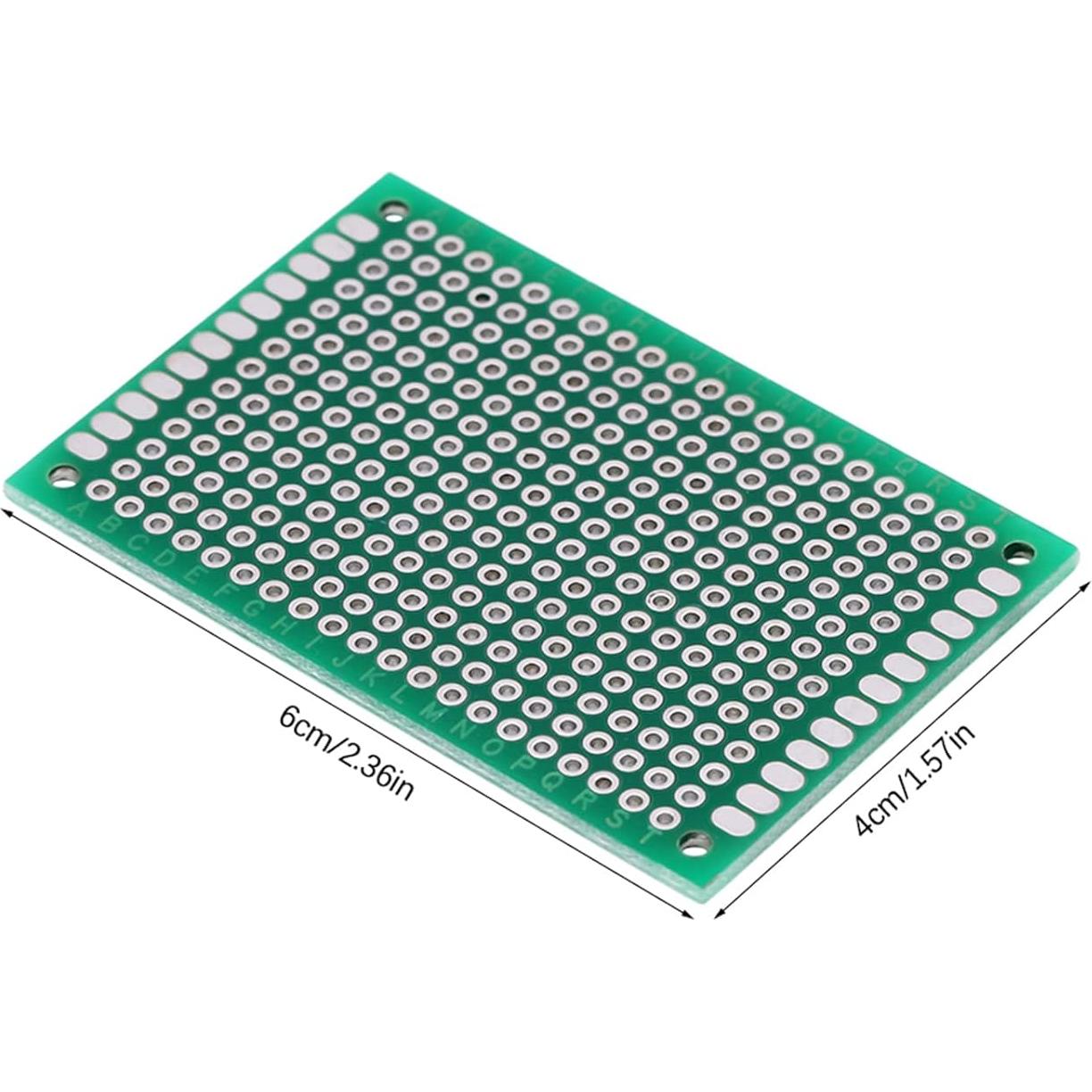 10 Placas PCB Doble Lado 4 x 6 cm Eujgoov Prototipado DIY