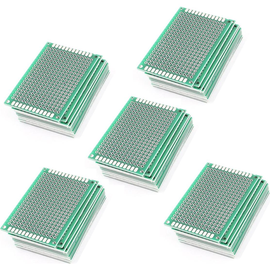 Placa de Circuito Impreso Doble Cara Lantee 50 Pcs 4x6cm