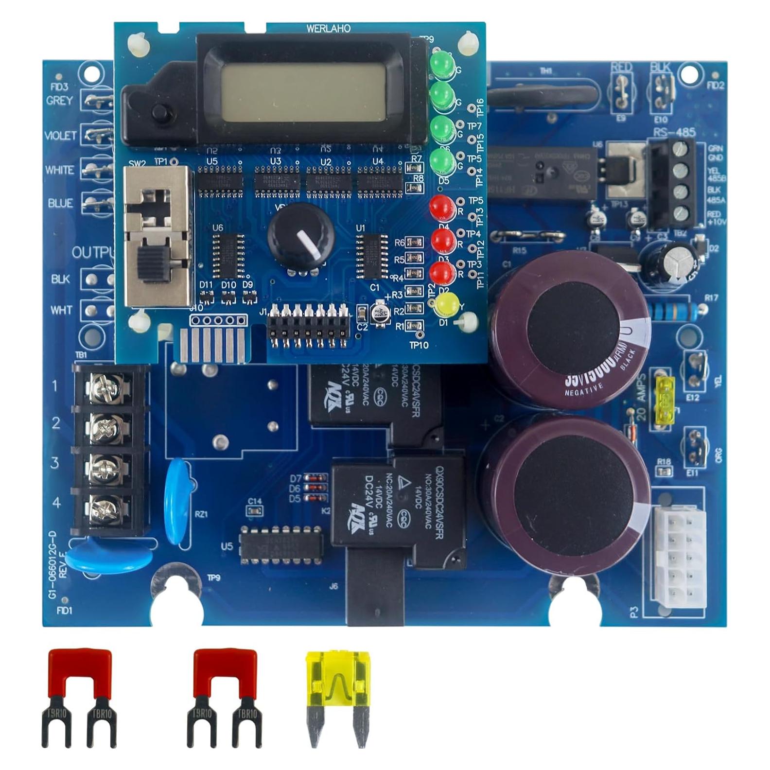 Placa Circuito Principal y Pantalla GLX-PCB para Cloradores Hayward