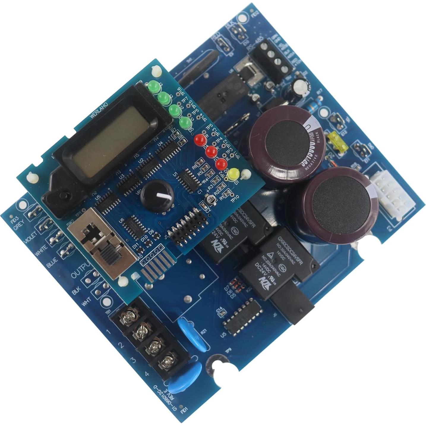 Placa Circuito Principal y Pantalla GLX-PCB para Cloradores Hayward