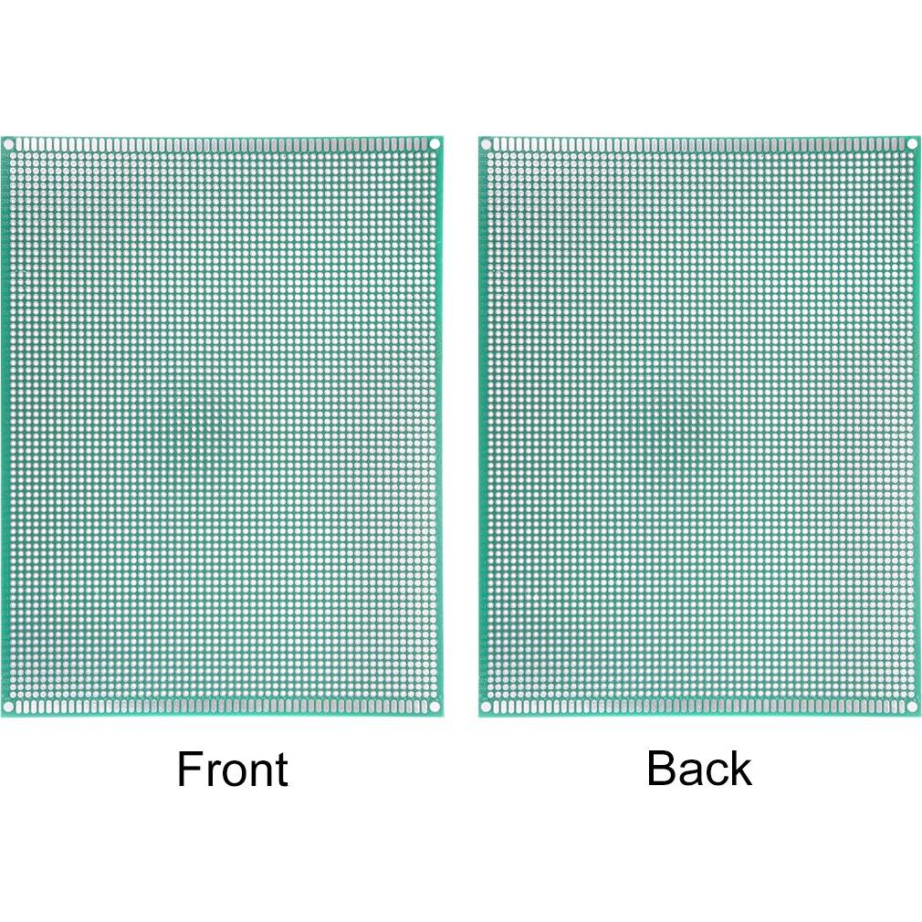 Placa PCB Doble Lado 15x20cm uxcell para Proyectos Electrónicos