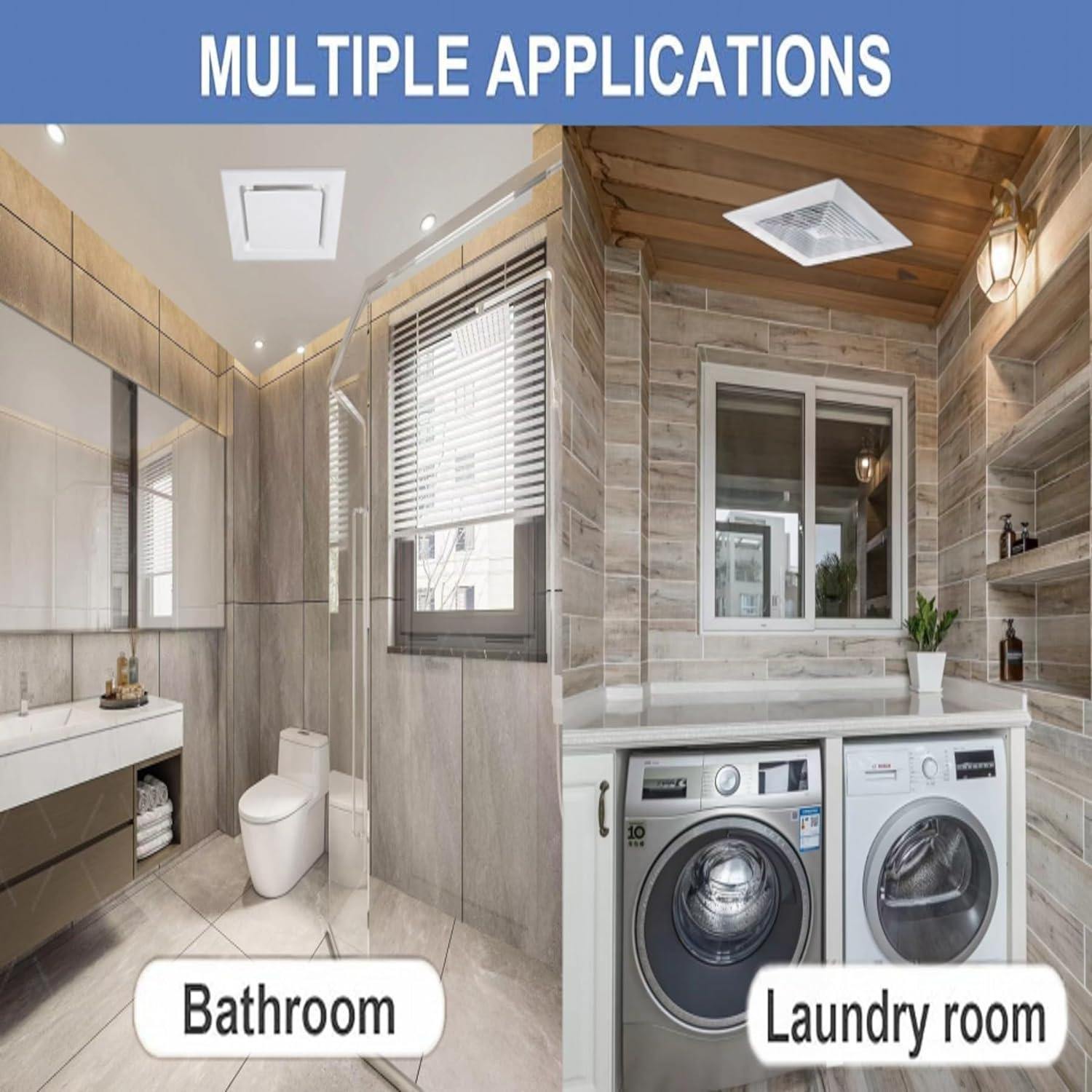 Ventilador Extractor de Baño Aydomer 126 CFM 35W 1.2 Sones