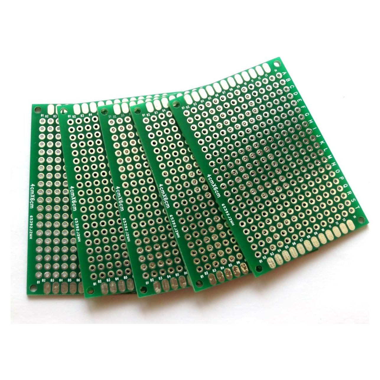 Placa de Prototipo PCB Doble Cara Penta Angel 10x15cm - 10 Pcs