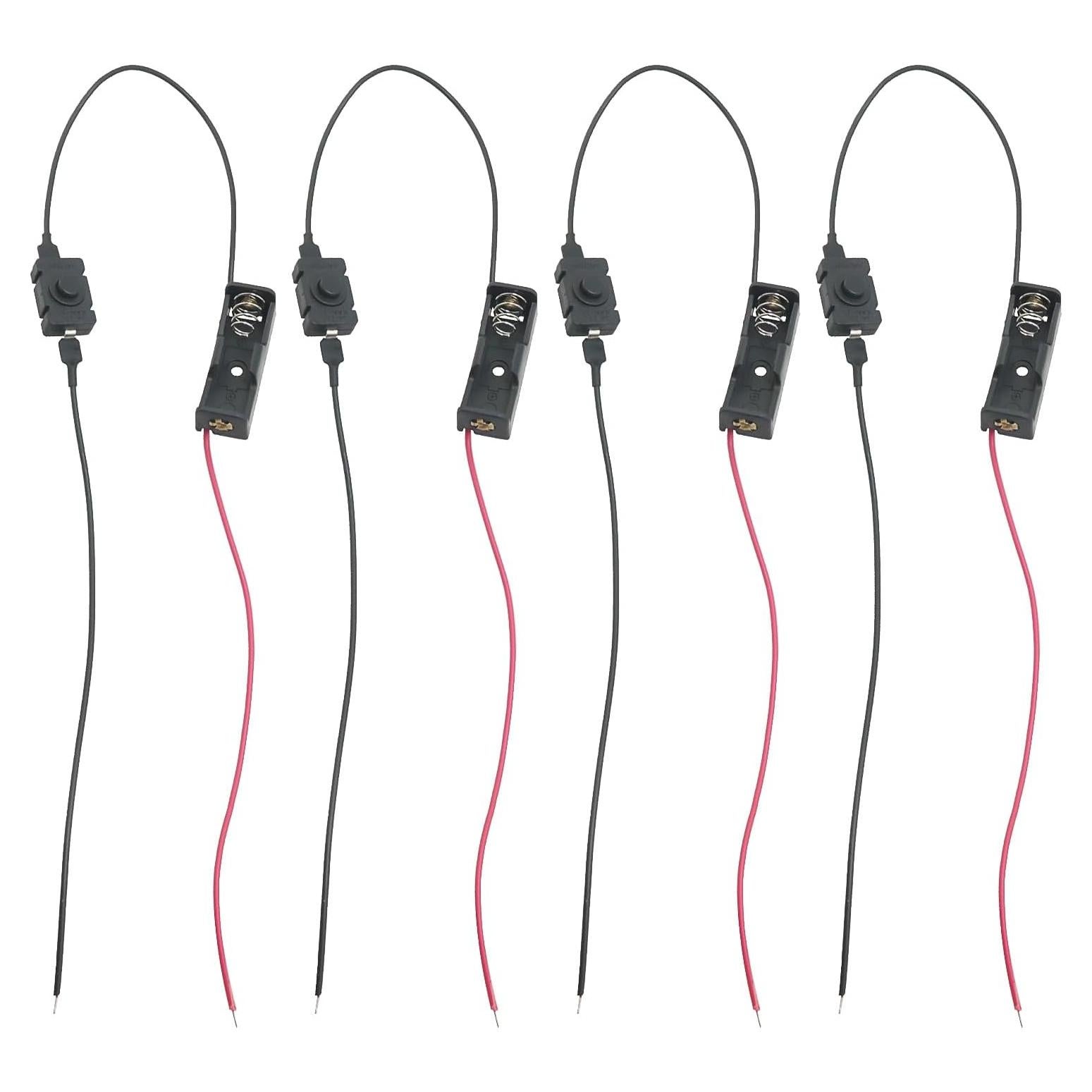 Soporte de Batería 12V 23A FMHXG con Interruptor - 4 Piezas