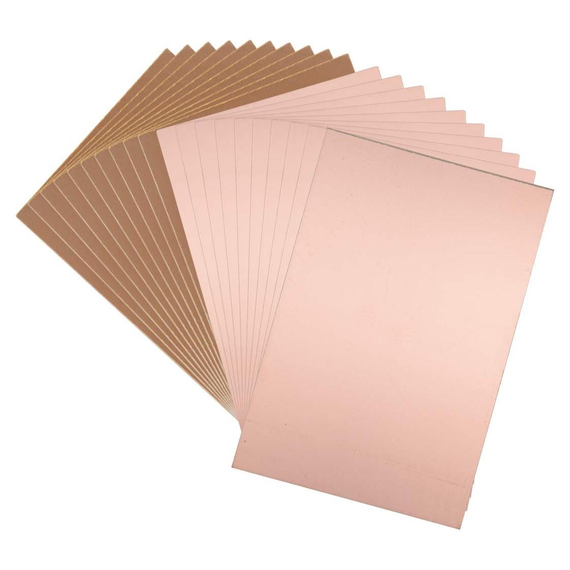 Placa de Circuito PCB Laminada Cobre uxcell 150x100mm 25pcs