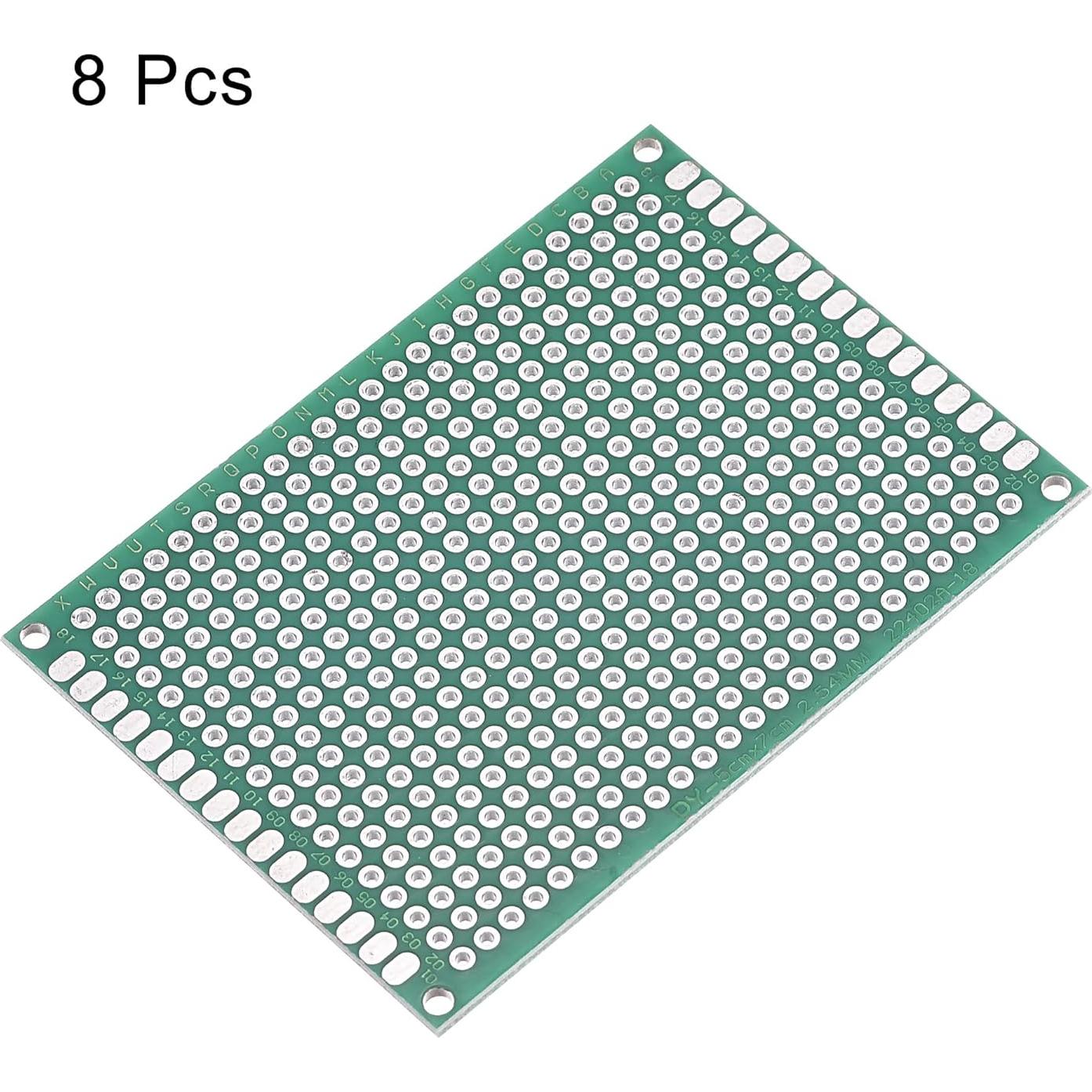 Placas PCB Doble Cara MECCANIXITY 50x70mm Paquete de 8