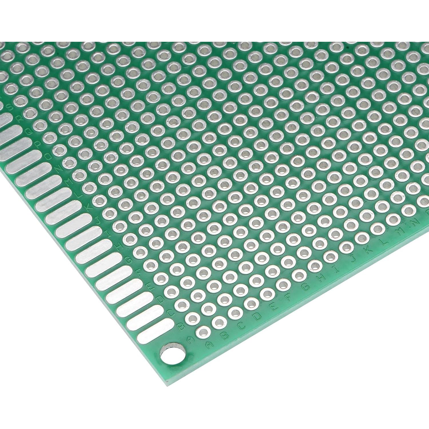 Kit de Placas de Circuito Doble Cara uxcell 4pcs 70x90mm y 90x150mm