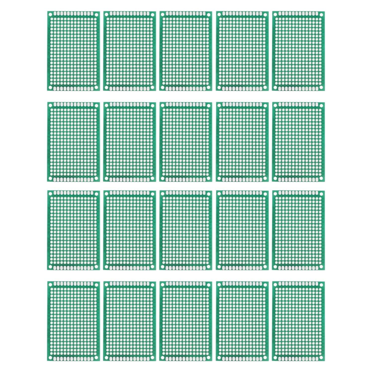 Placas de Prototipado PCB MECCANIXITY 40x60mm Paquete 20