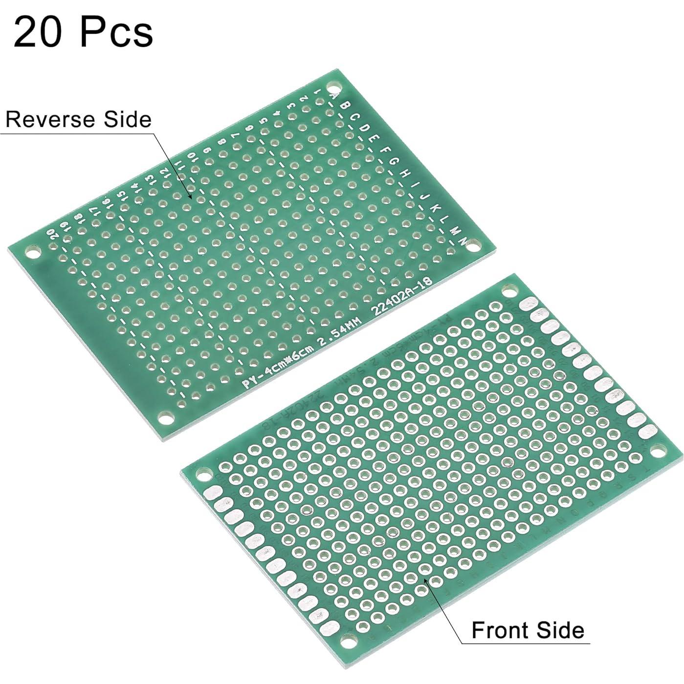 Placas de Prototipado PCB MECCANIXITY 40x60mm Paquete 20