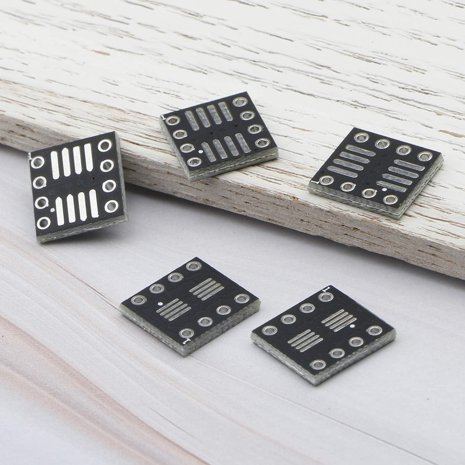 Adaptador PCB Doble Cara 8 Pines JIUWU para Prototipos DIY
