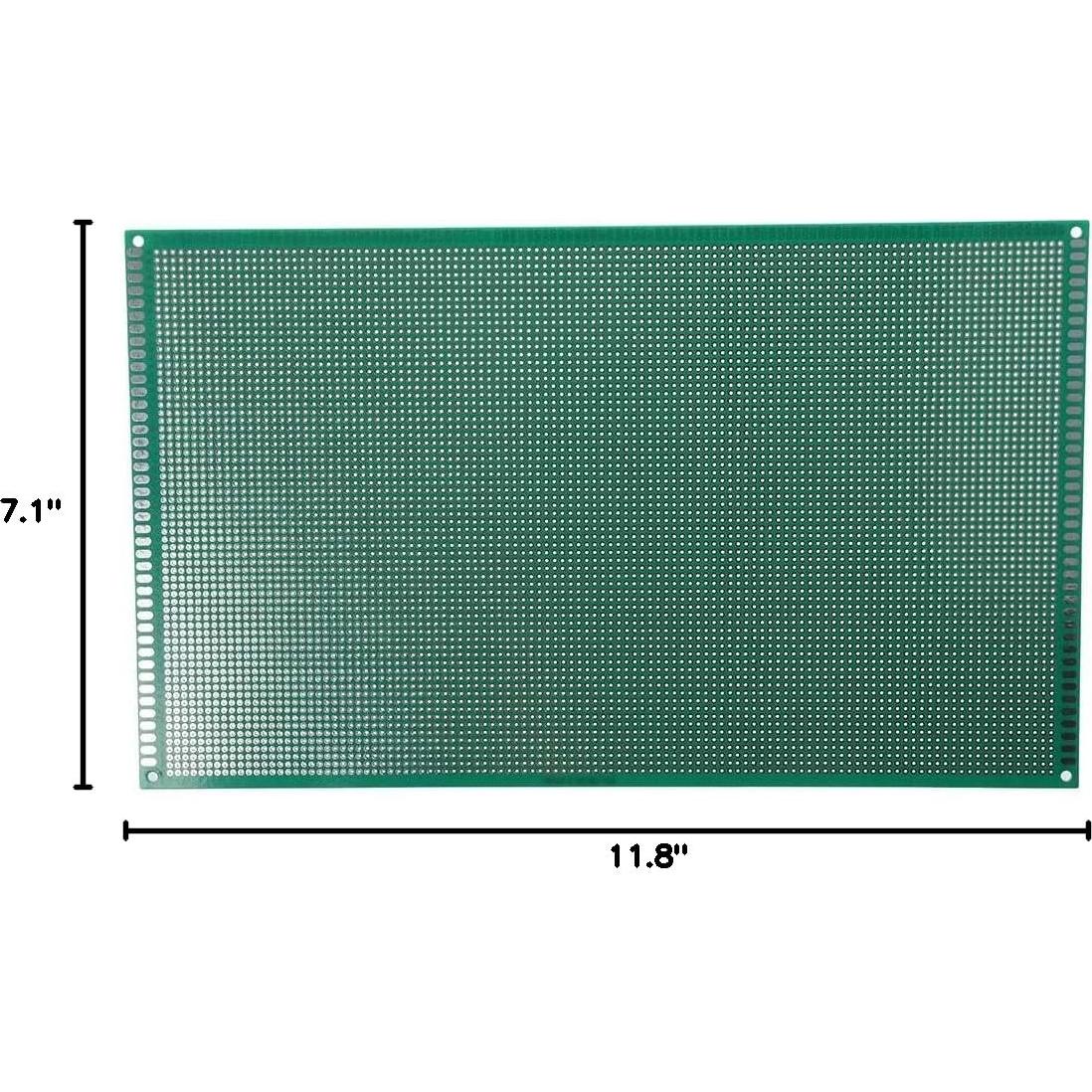 Placa PCB Prototipo SHUATI 18x30cm Fibra de Vidrio Verde