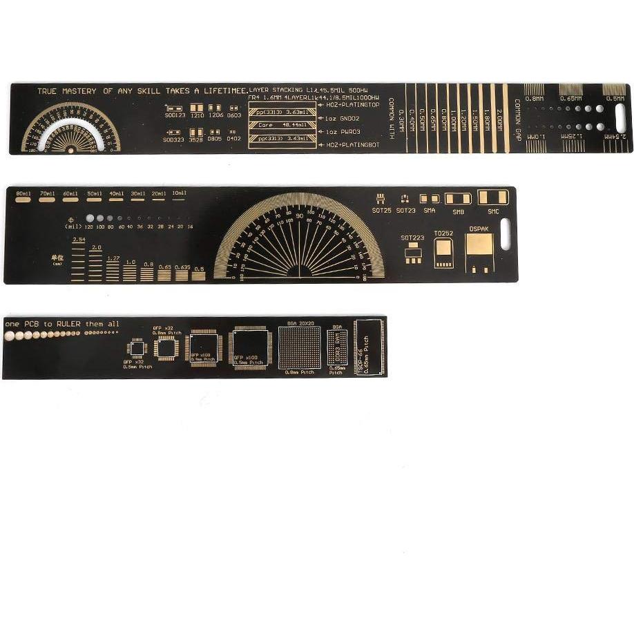 Regla Multifuncional Yanmis 15/20/25cm para PCB Electrónica