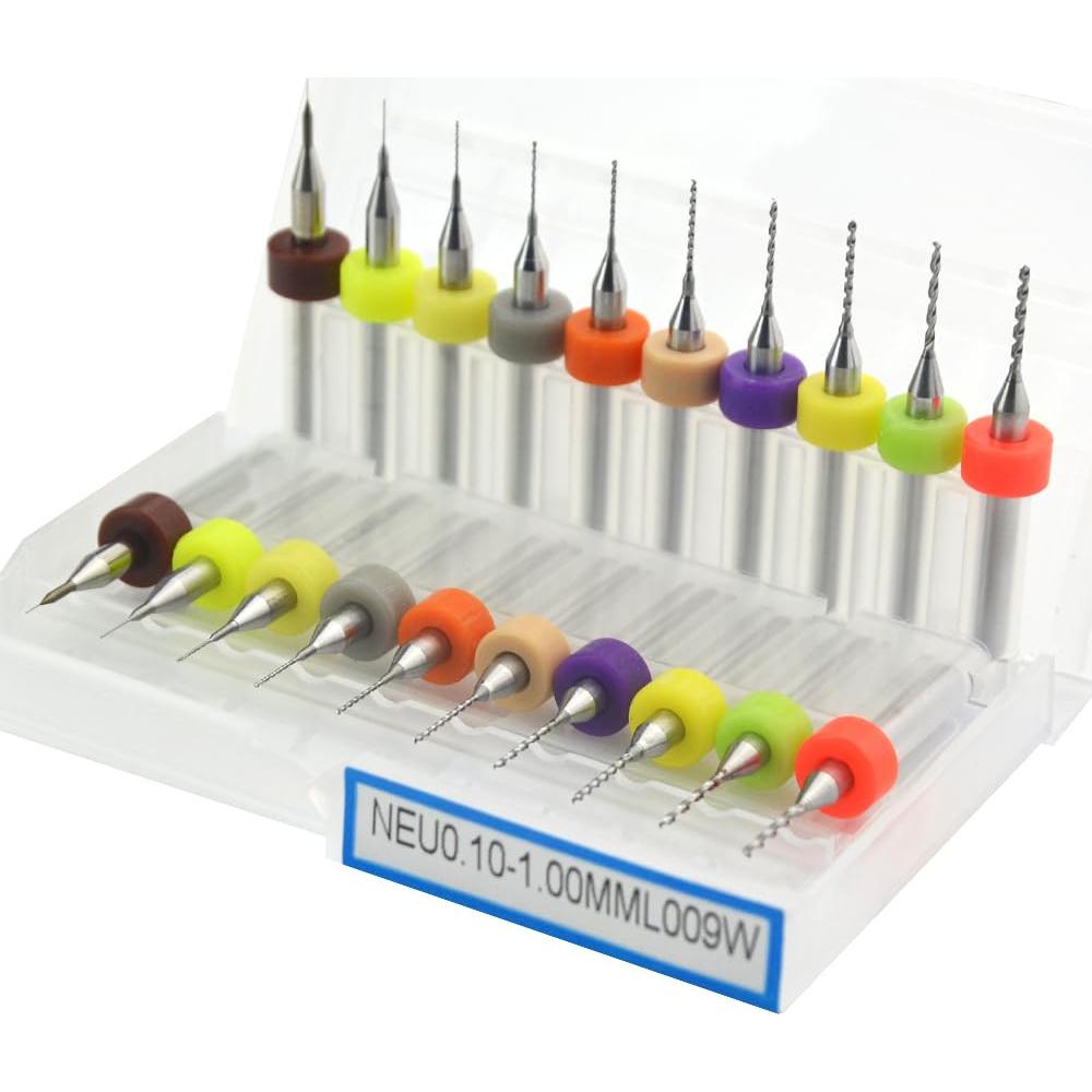 Set de 20 Brocas de Carburo de Tungsteno 0.1-1.0mm XLX