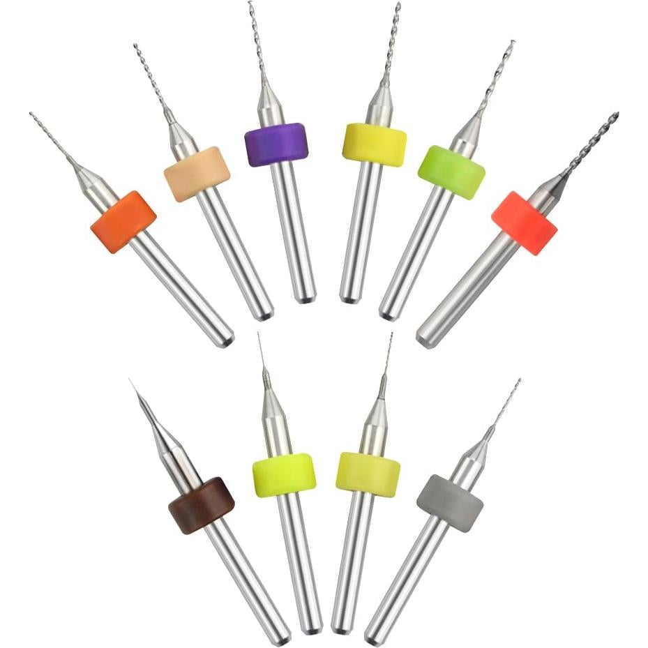 Set de 20 Brocas de Carburo de Tungsteno 0.1-1.0mm XLX