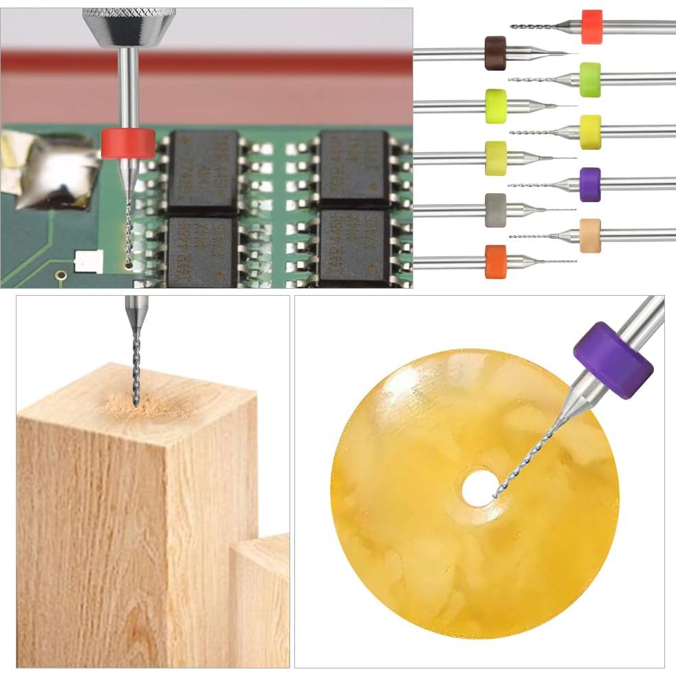 Set de 20 Brocas de Carburo de Tungsteno 0.1-1.0mm XLX
