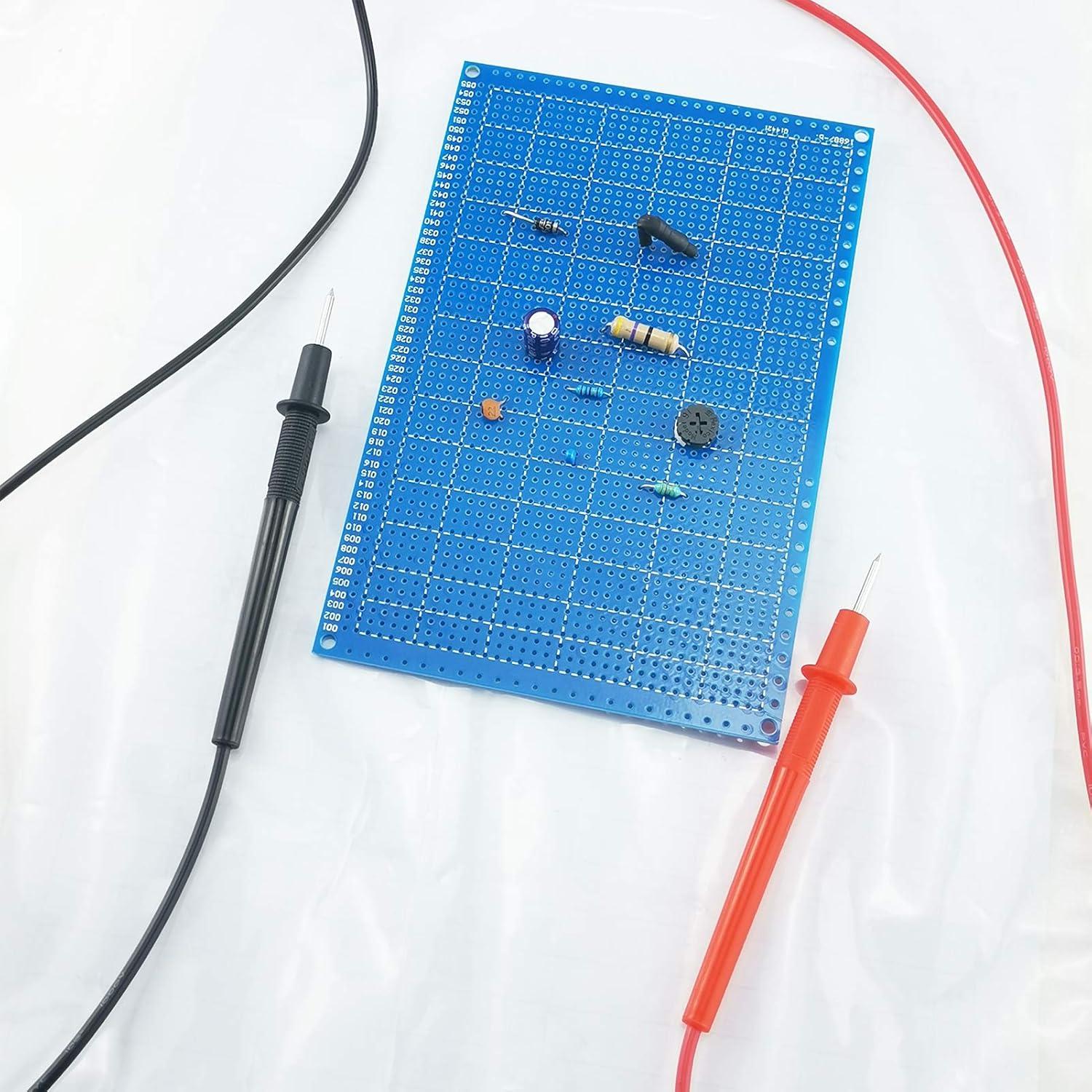 YUNGUI PCB Protoboard Soldable 3 Piezas 10x15cm Azul