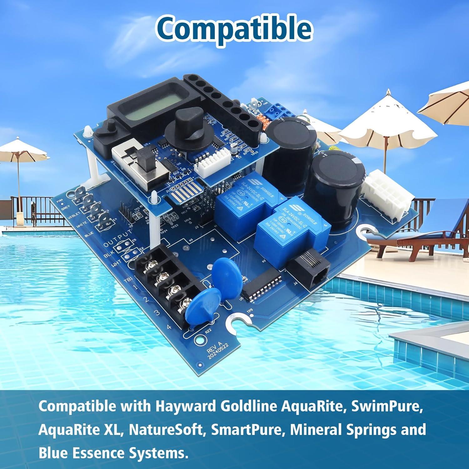Placa Circuito Principal y Pantalla GLX-PCB-RITE/DSP para Hayward