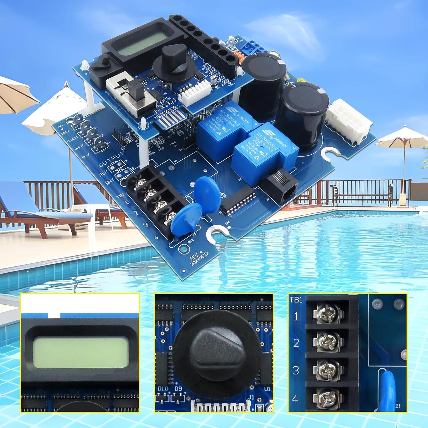 Placa Circuito Principal y Pantalla GLX-PCB-RITE/DSP para Hayward