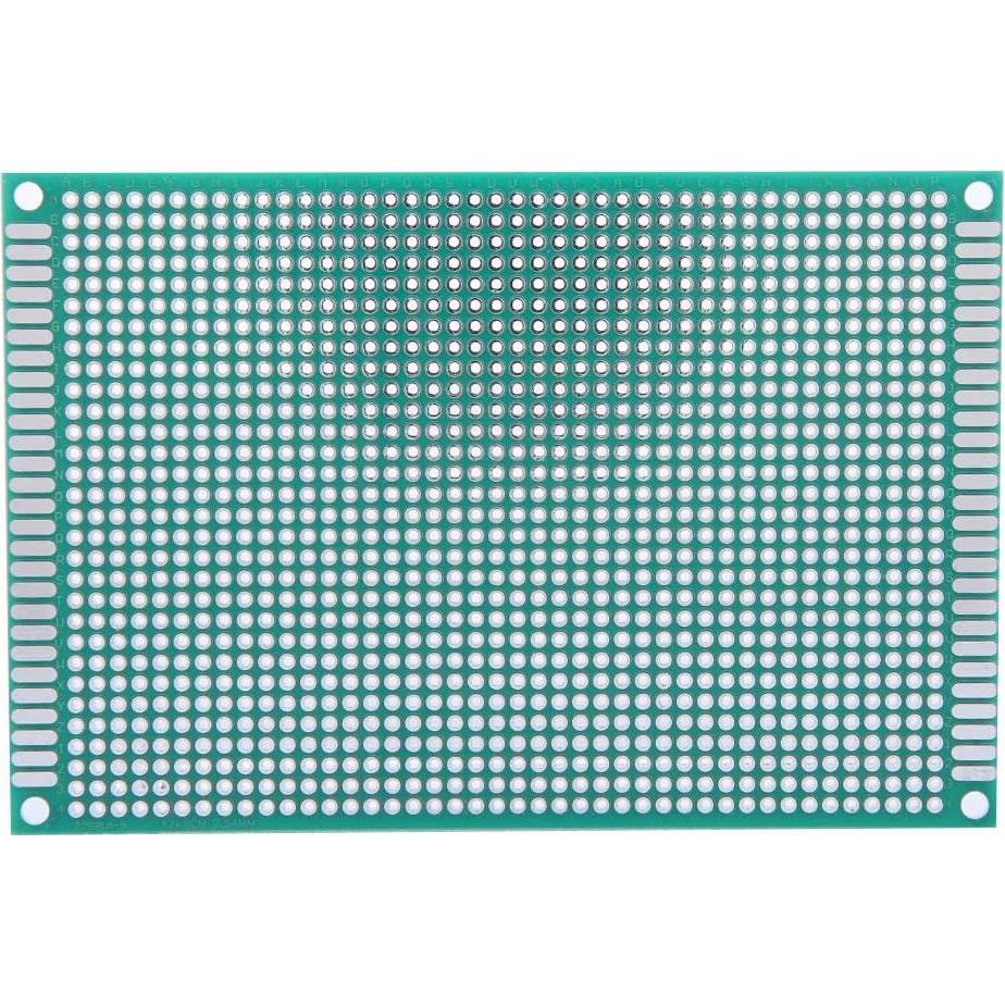 10 Placas de Circuito Impreso Doble Cara 8x12cm Yosoo