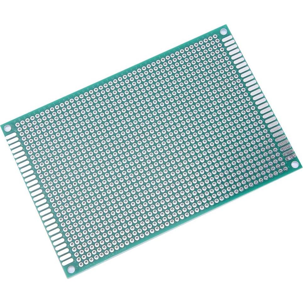 10 Placas de Circuito Impreso Doble Cara 8x12cm Yosoo