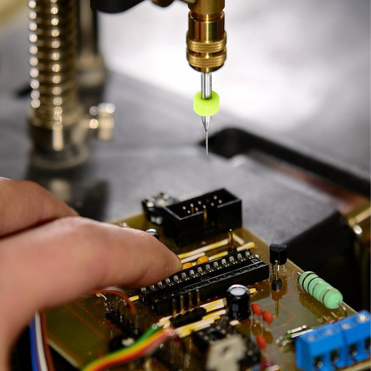 Hordion 10 Piezas Brocas de PCB 0.7mm Carburo de Tungsteno