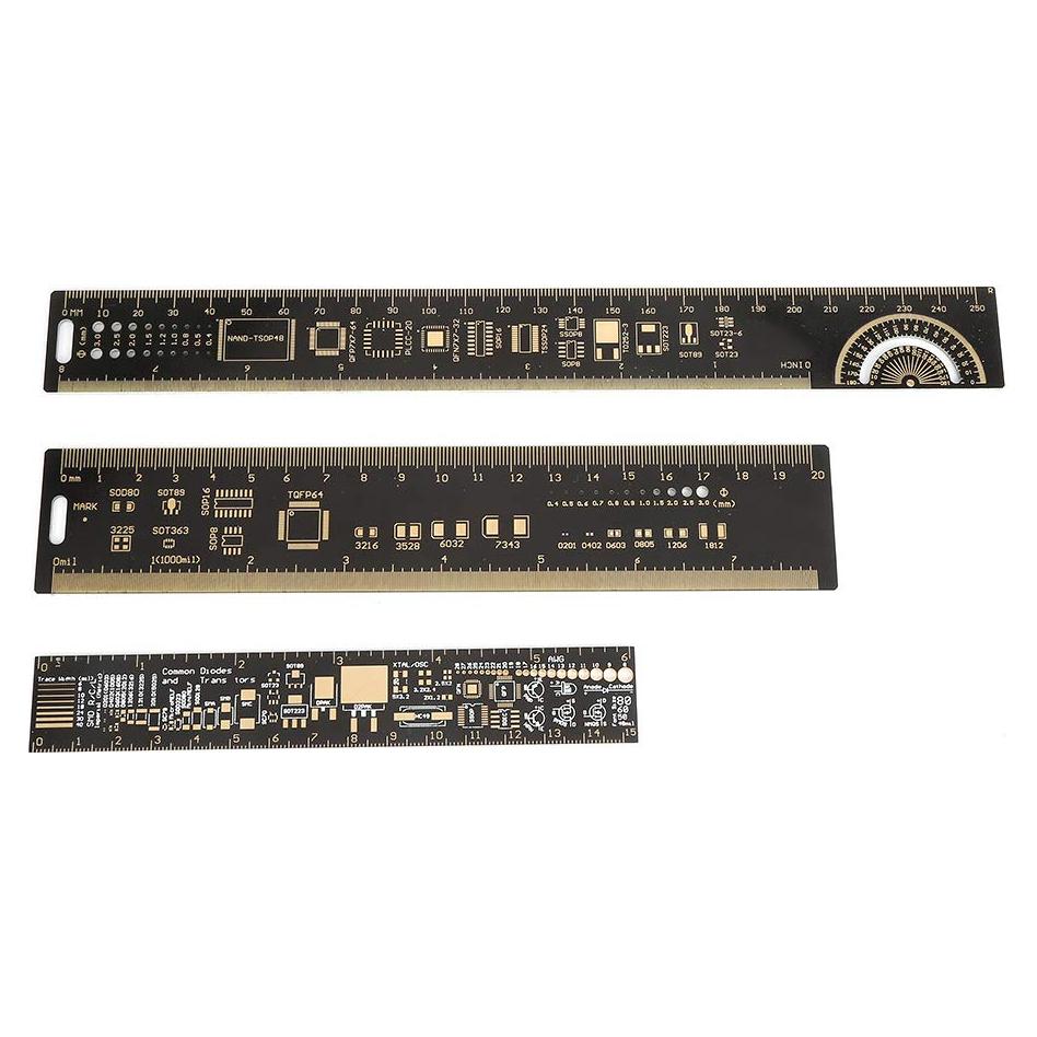 Regla Multifuncional PCB Vipxyc 15/20/25cm Alta Precisión