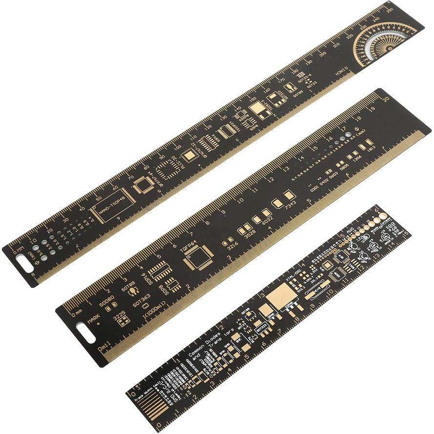 Regla Multifuncional PCB Vipxyc 15/20/25cm Alta Precisión