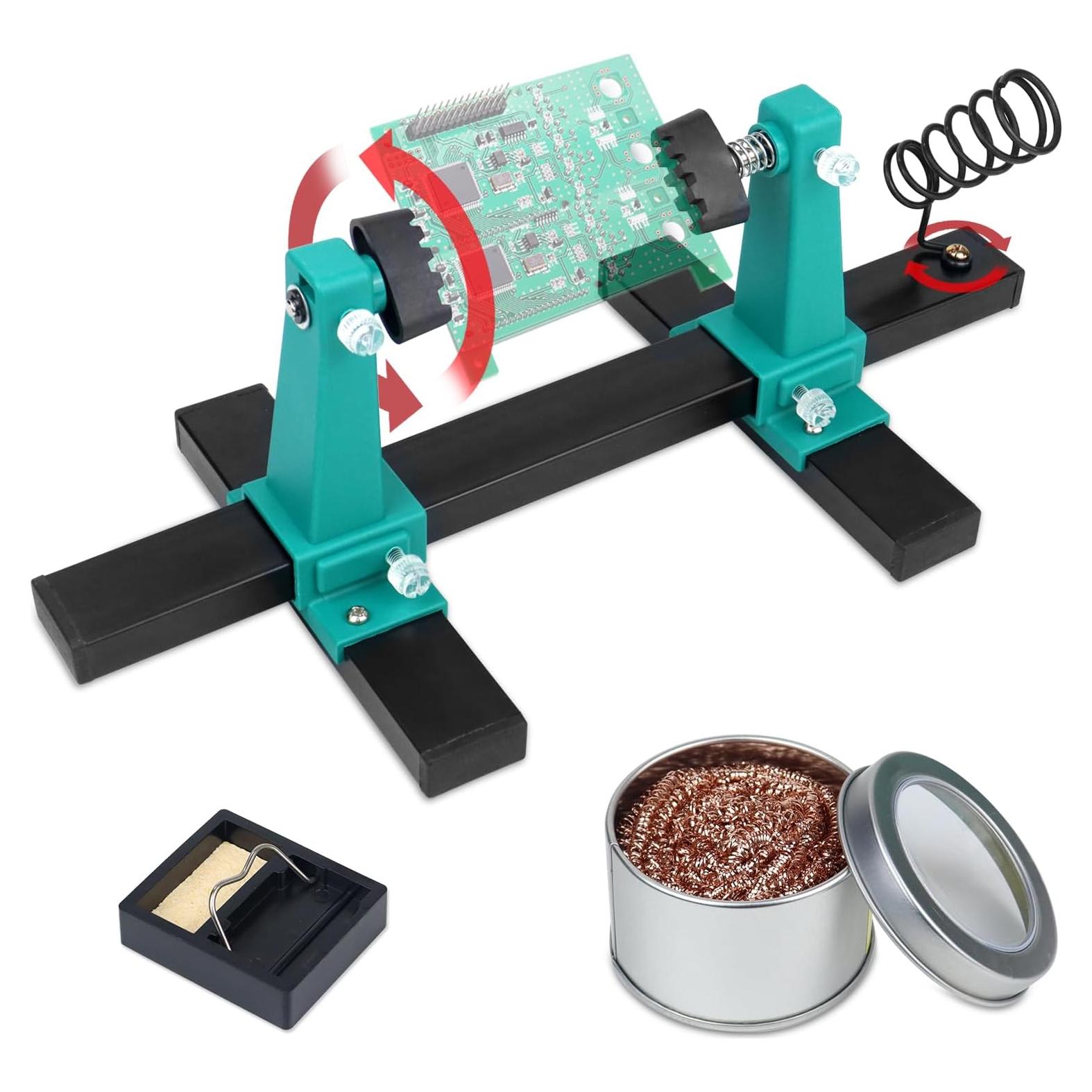 Kit de Soldadura UYGHHK con Soporte Rotatable 360° y Mandíbulas Ajustables