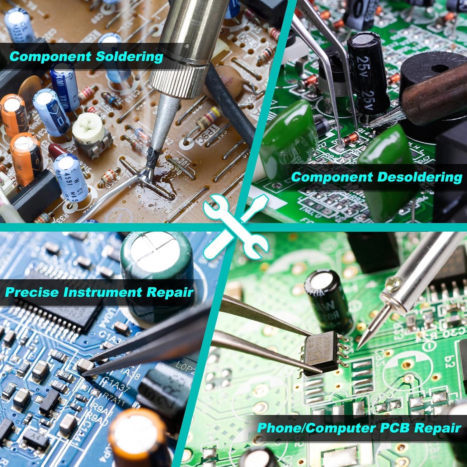 Kit de Soldadura UYGHHK con Soporte Rotatable 360° y Mandíbulas Ajustables