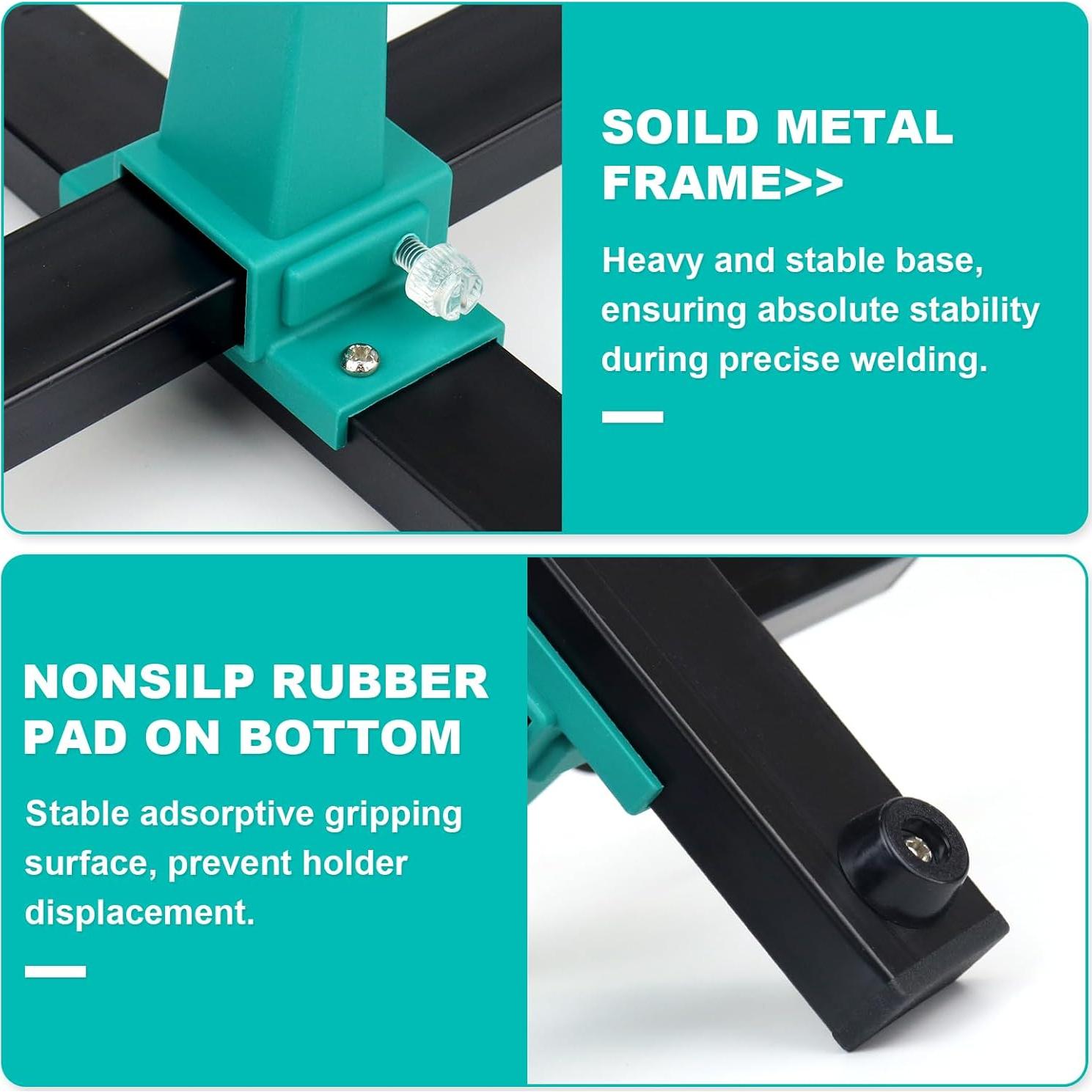 Kit de Soldadura UYGHHK con Soporte Rotatable 360° y Mandíbulas Ajustables