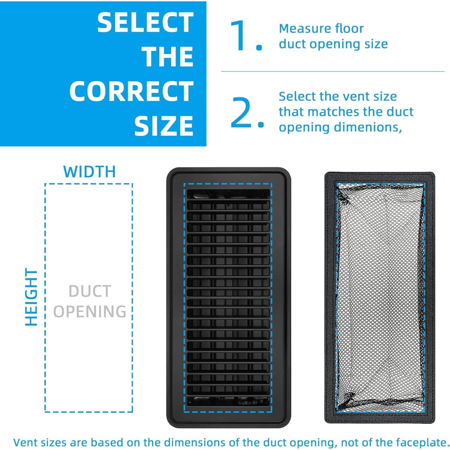 Registro de Piso 2x30 cm BYEWIRE Negro Acero Ajustable