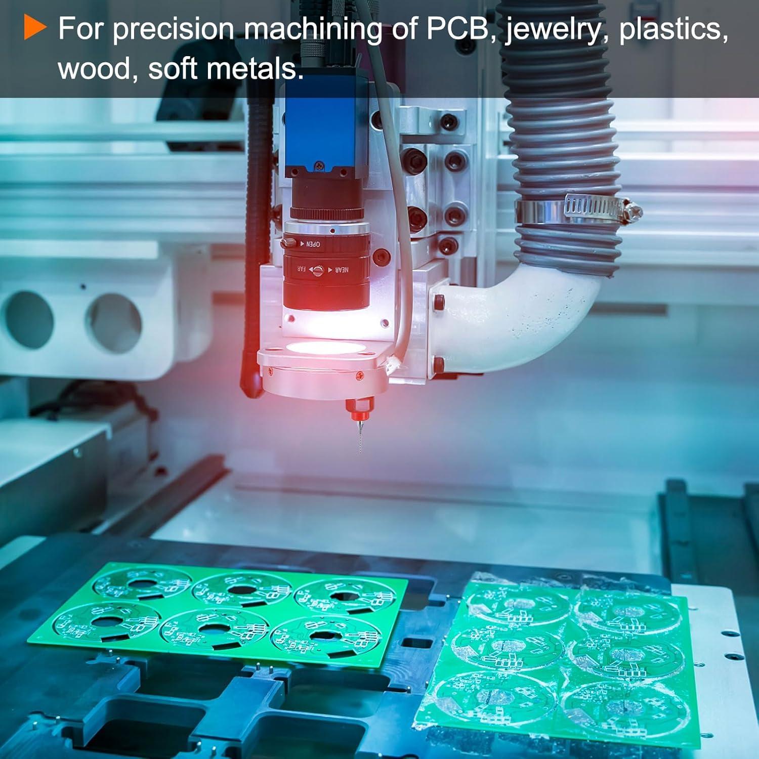 Conjunto de 10 Brocas Micro Carburo Tungsteno HARFINGTON 0.5-2.2mm