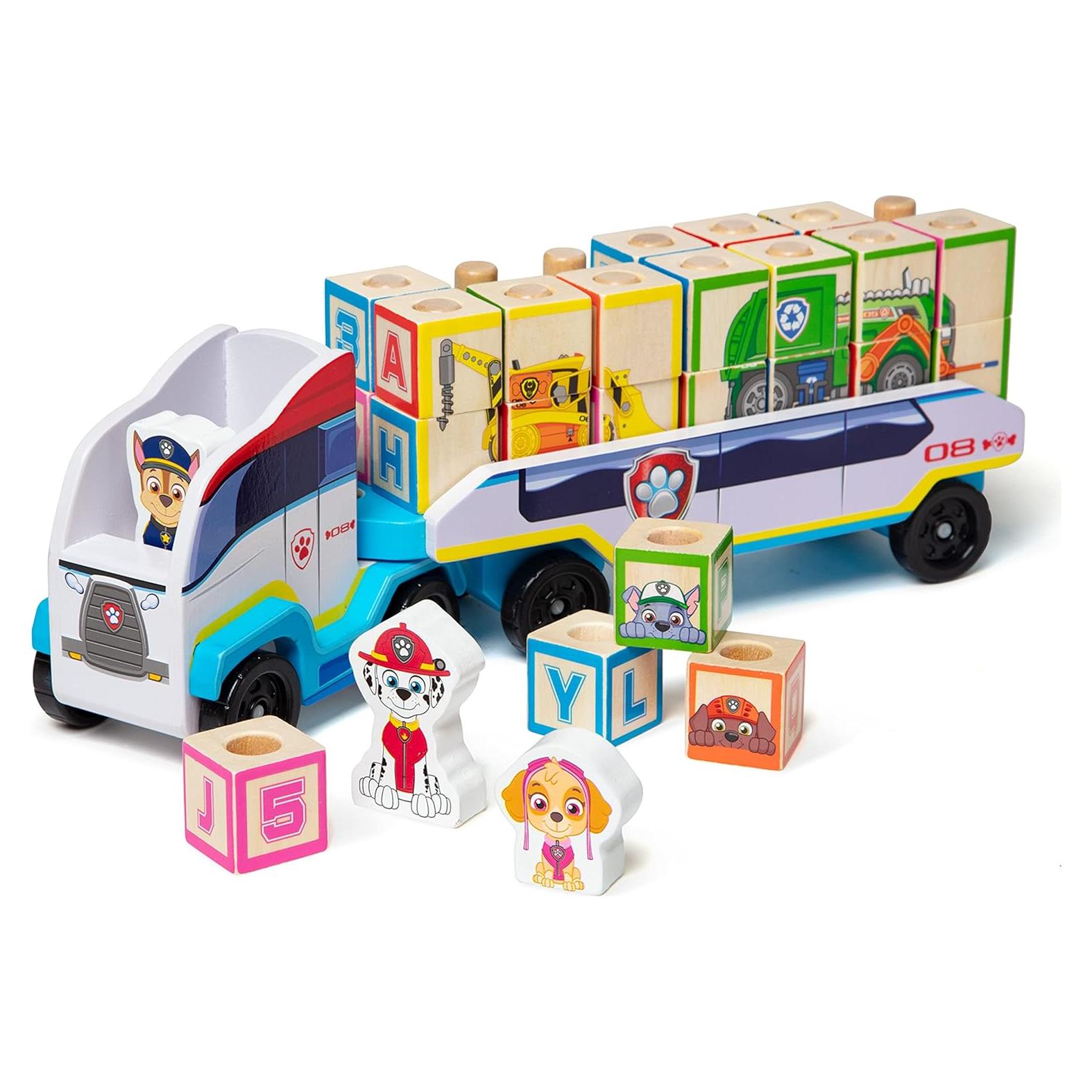 Camión de Bloques ABC Melissa & Doug - Juguete 33 Piezas