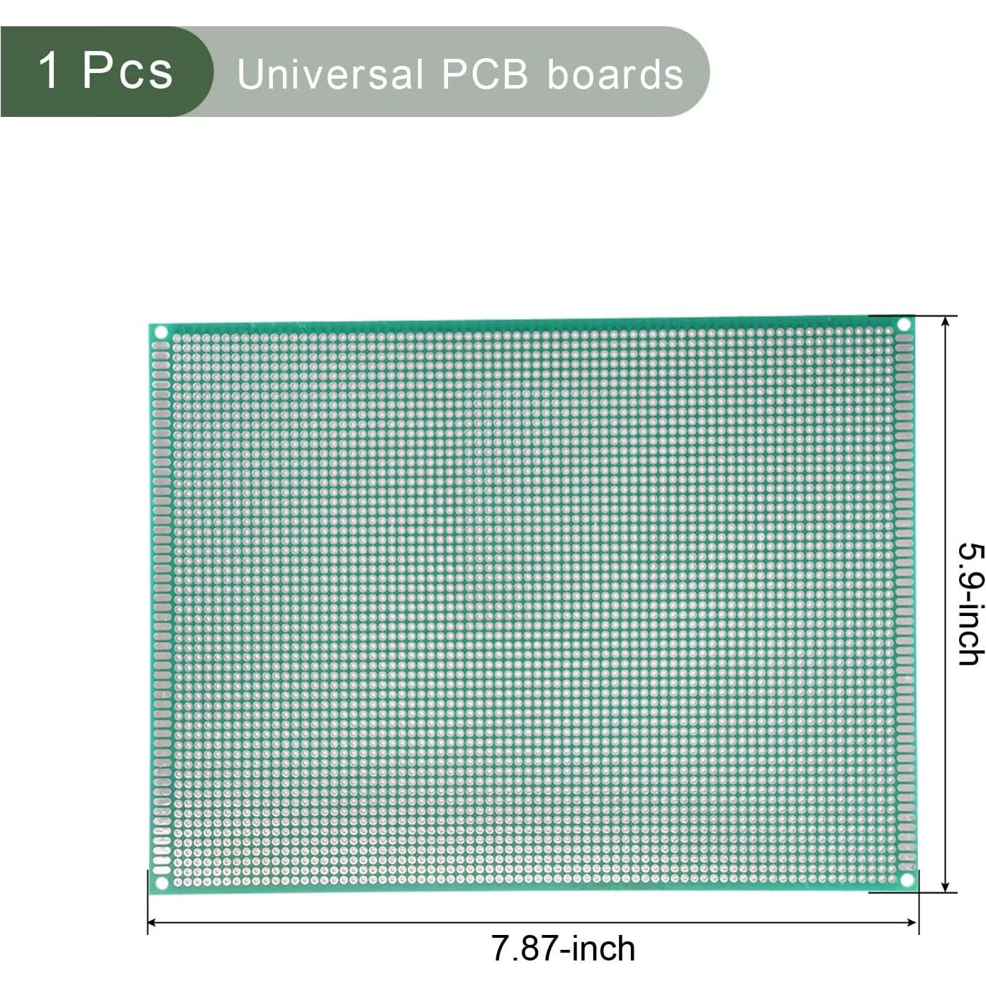 Placa PCB Universal YOKIVE FR-4 Verde 150x200mm para DIY