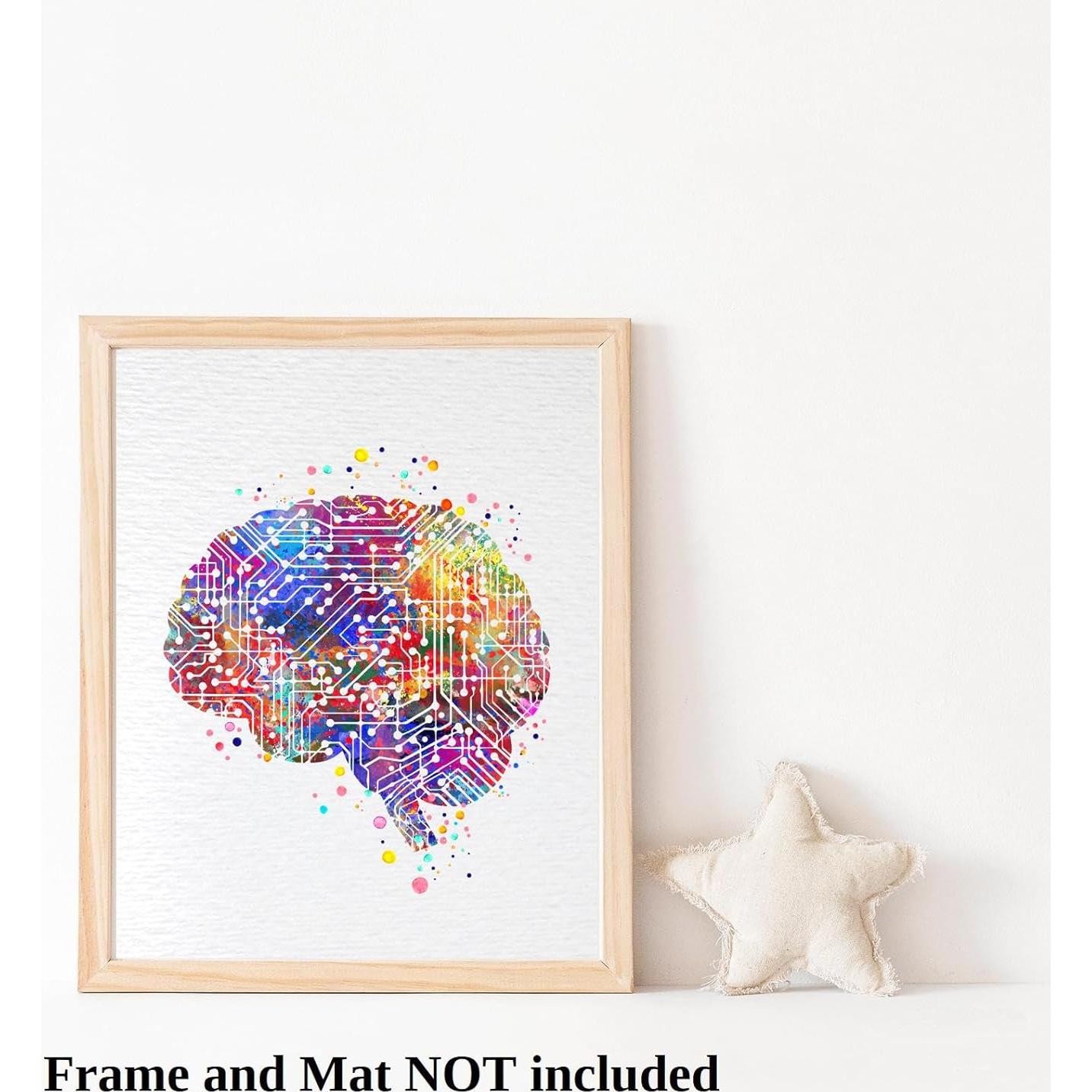 Arte Acuarela Sin Marco Dignovel Studios 28x36 cm Ciencia