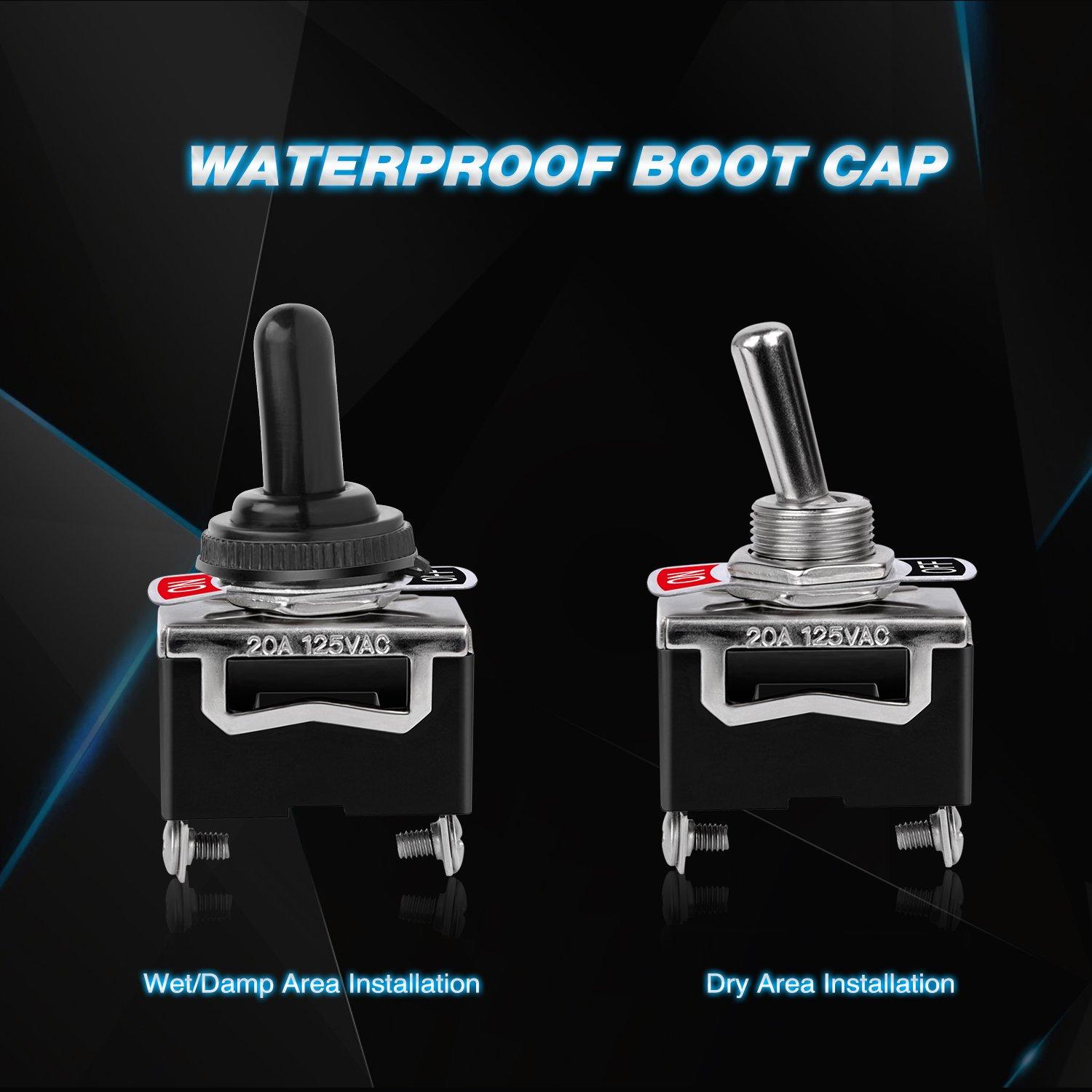 Interruptor de Palanca Nilight 90012E 15A 250V 5 Piezas