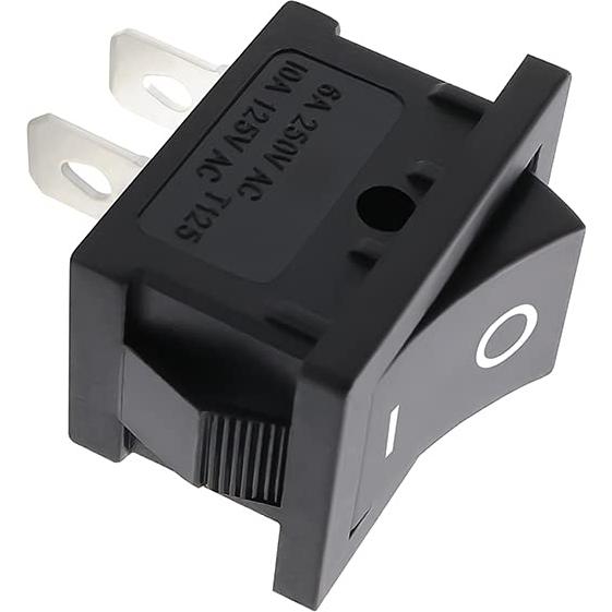15 Interruptores de Palanca SPST ZUPAYIPA 6A 250V Negro