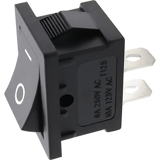 15 Interruptores de Palanca SPST ZUPAYIPA 6A 250V Negro
