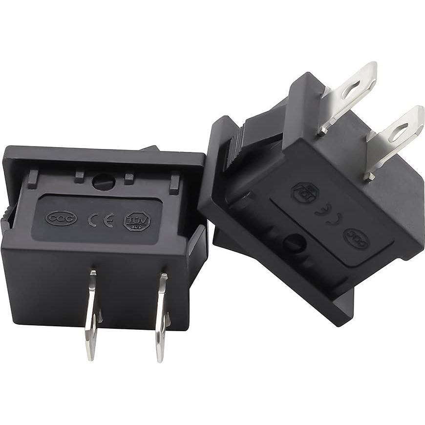 15 Interruptores de Palanca SPST ZUPAYIPA 6A 250V Negro